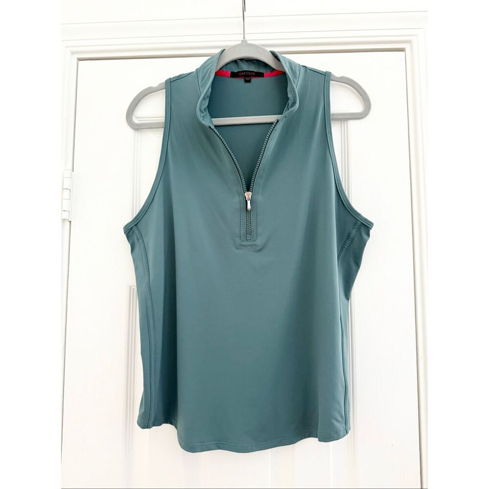 Greyson‎ Womens Sleeveless Vesta Mock Neck Golf Tank Top Size XL